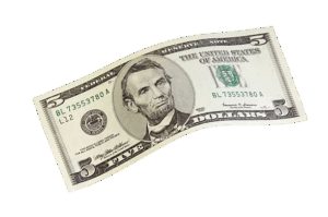 buy counterfeit $5 USD Notes